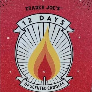 Trader Joe’s 12 days of candles calendar scented